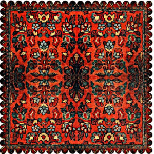 Fluwelen Tafellaken Perzische Elegant Inspiratie Design Gelim