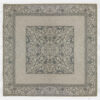 Fluwelen Tafellaken Perzische Elegant Inspiratie Design Grijs