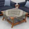 Fluwelen Tafellaken Perzische Elegant Inspiratie Design Grijs