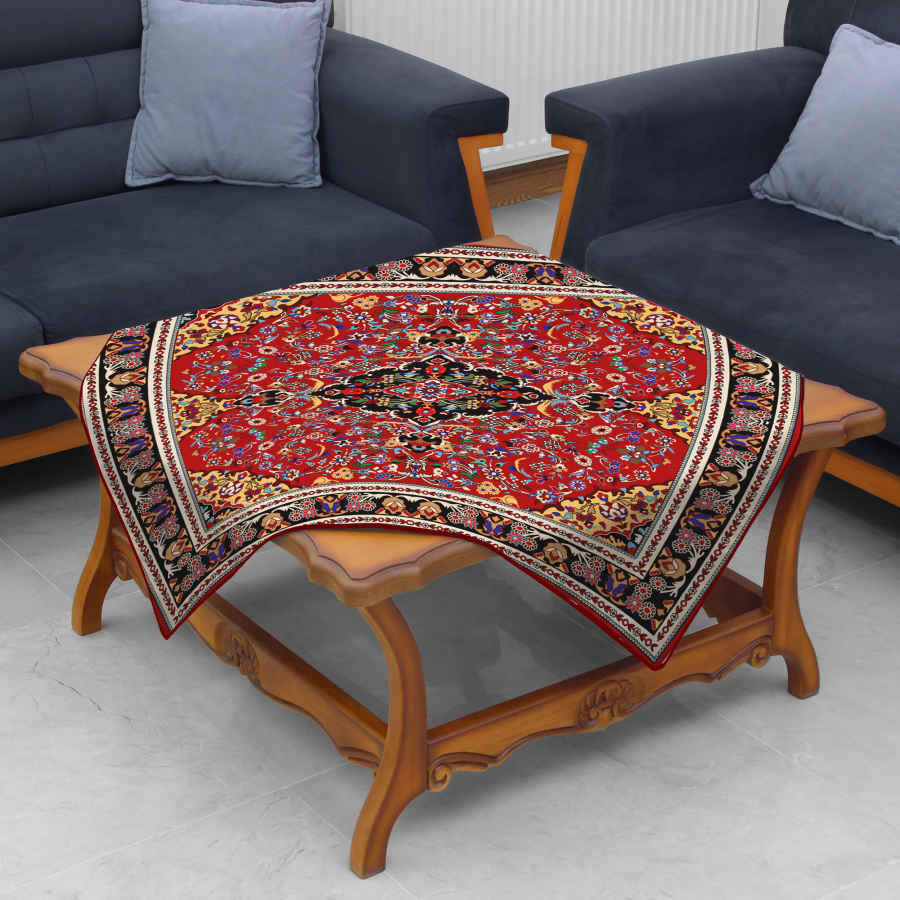 Fluwelen Tafellaken Perzische Elegant Inspiratie Design Tavana