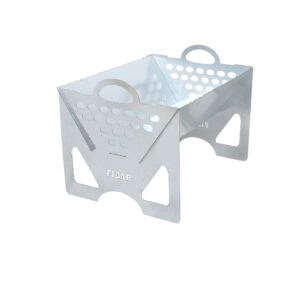 Perzische Mangal Draagbare Houtskool Grill – Roestvrij Staal Fidar