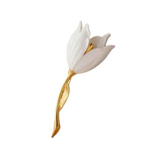 Bloemen Broche Speld – Stalen Laleh Model