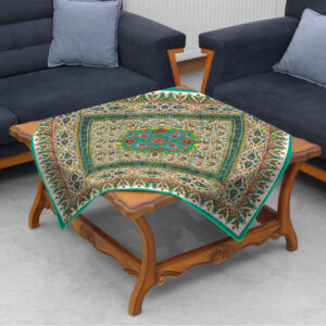 Fluwelen Tafellaken Perzische Elegant Inspiratie Design Turkoois