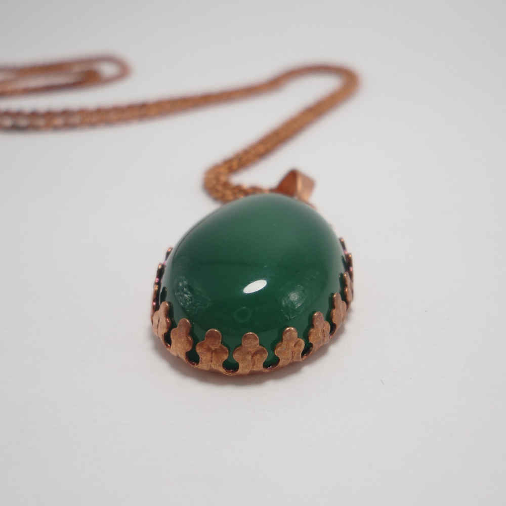 Koperen Ketting voor Vrouwen – Klassieke Stijl met Agaat