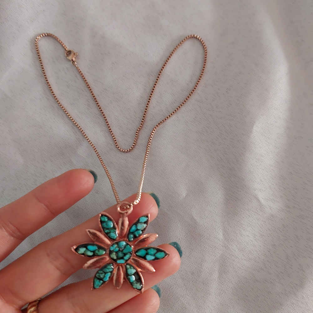 Koperen Ketting voor Vrouwen – Artistiek Setareh
