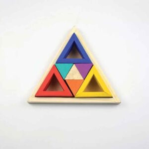 Gelijkzijdige Driehoek Houten Hersenpuzzel