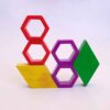 Zeshoek Houten Hersenpuzzel – Uitdagend Geometrisch Speelgoed