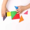 Tangram Houten Hersenpuzzel – Rood