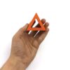 Driehoekige houten hersenpuzzel – Geometrische uitdaging