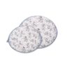 10-Delige Grijs Bloemen Keuken Schort Set Model Parzad
