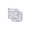 10-Delige Grijs Bloemen Keuken Schort Set Model Parzad