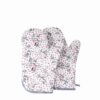 10-Delige Grijs Bloemen Keuken Schort Set Model Parzad