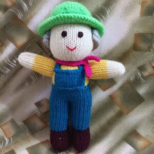 Amigurumi handgemaakte gehaakte pop schattig meisje