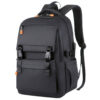 Zwarte 15,6 Inch Laptop Rugzak Model Amika
