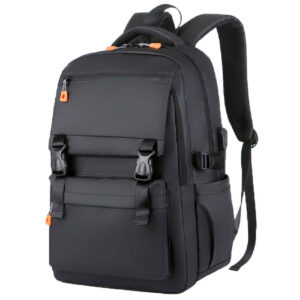 Zwarte 15,6 Inch Laptop Rugzak Model Amika