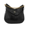 Zwarte Echt Leren Slouchy Tas – Model Mante