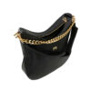Zwarte Echt Leren Slouchy Tas – Model Mante