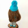 Amigurumi handgemaakte gehaakte pop blauw meisje