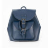 Blauwe Leren Dames Rugzak – Model Gelareh