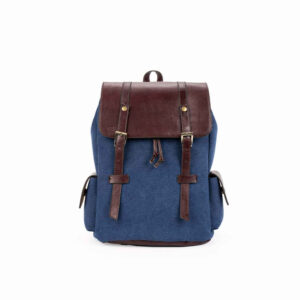 Blauwe Canvas Dames Rugzak – Model Leila