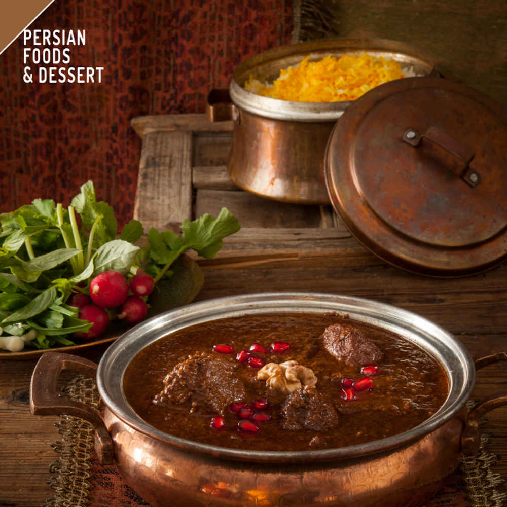 Khoresh Fesenjan – Perzische Granaatappel & Walnoot Stoofschotel (5 stuks)