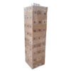 Folds Hoog Houten Blokpuzzel: Elegant 3D Design Uitdaging
