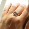Groene Smaragd Zilveren Ring voor Vrouwen Verloving Taranom