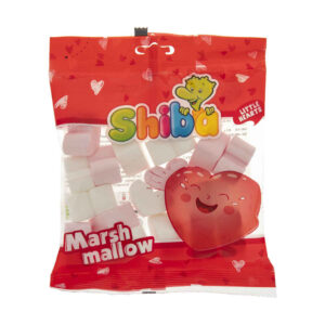 Halal marshmallow pakket – hartvorm – Shiba (40 stuks)