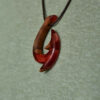 Gesneden Houten Hanger met Resin Handgemaakt Artistiek Gholab