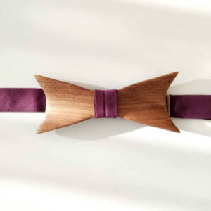 Handgemaakte Houten Strik – Elegant Sepehr Model