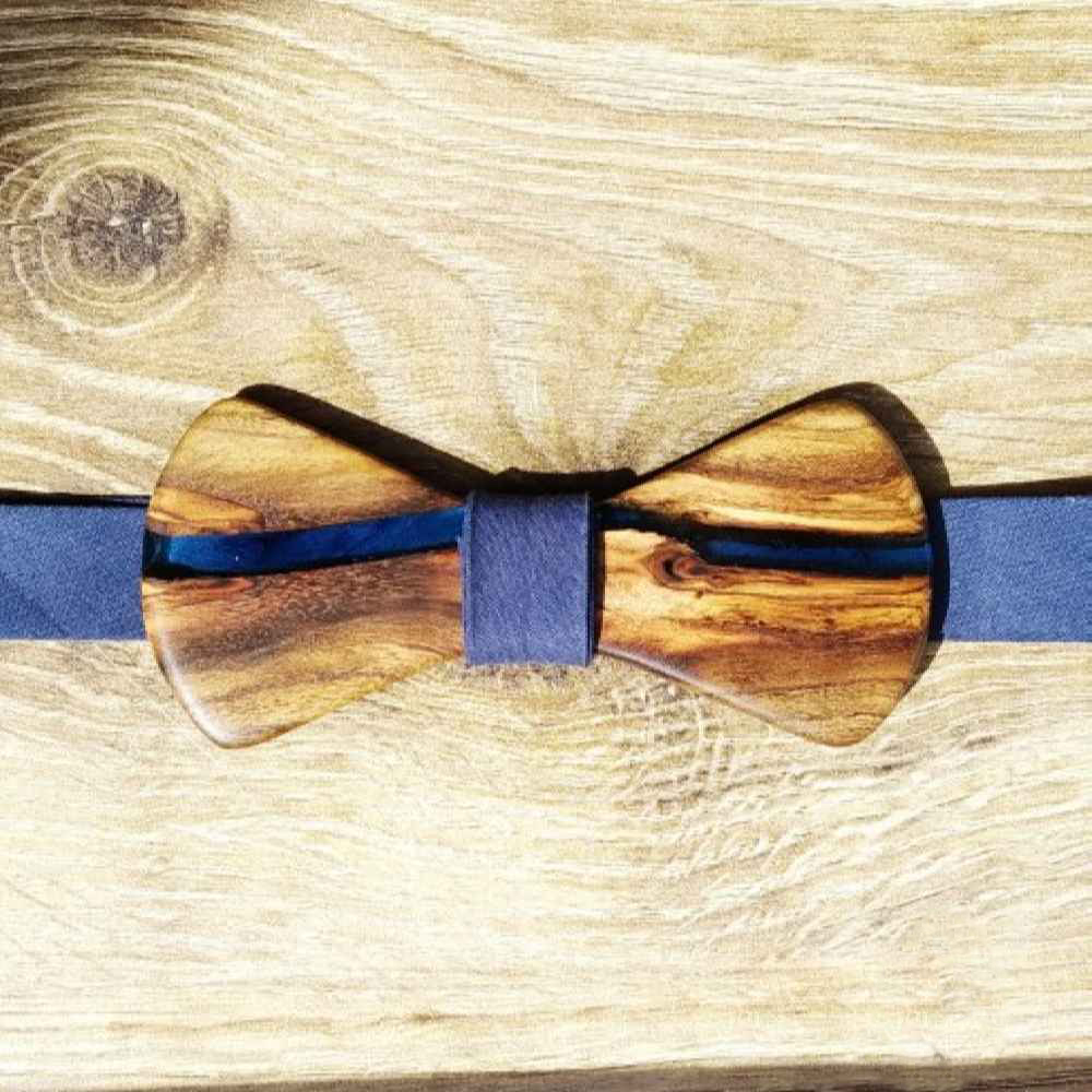 Handgemaakte Houten Strik – Elegant Shamim Model