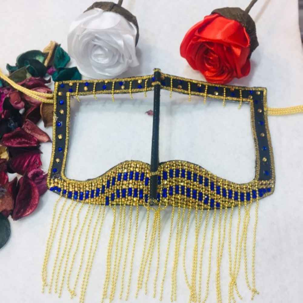 Handgemaakt Rhinestone Battoulah Masker – Asenat Model