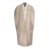 Heren Merino Zomer Bisht Mantel – Ivoor Kleur – Islamitisch Arabische Stijl