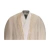 Heren Merino Zomer Bisht Mantel – Ivoor Kleur – Islamitisch Arabische Stijl