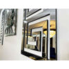 Moderne 3-Delige Wandklok Set – Harper (Zilver)