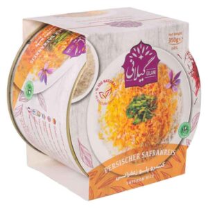 Perzische Saffraan Rijst, In Blik (Pack van 6)