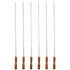 Kebabspiesen met Houten Handvat 60 cm – Set van 6