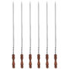 Lange Kebabspiesen Houten Handvat 63 cm – Set van 6