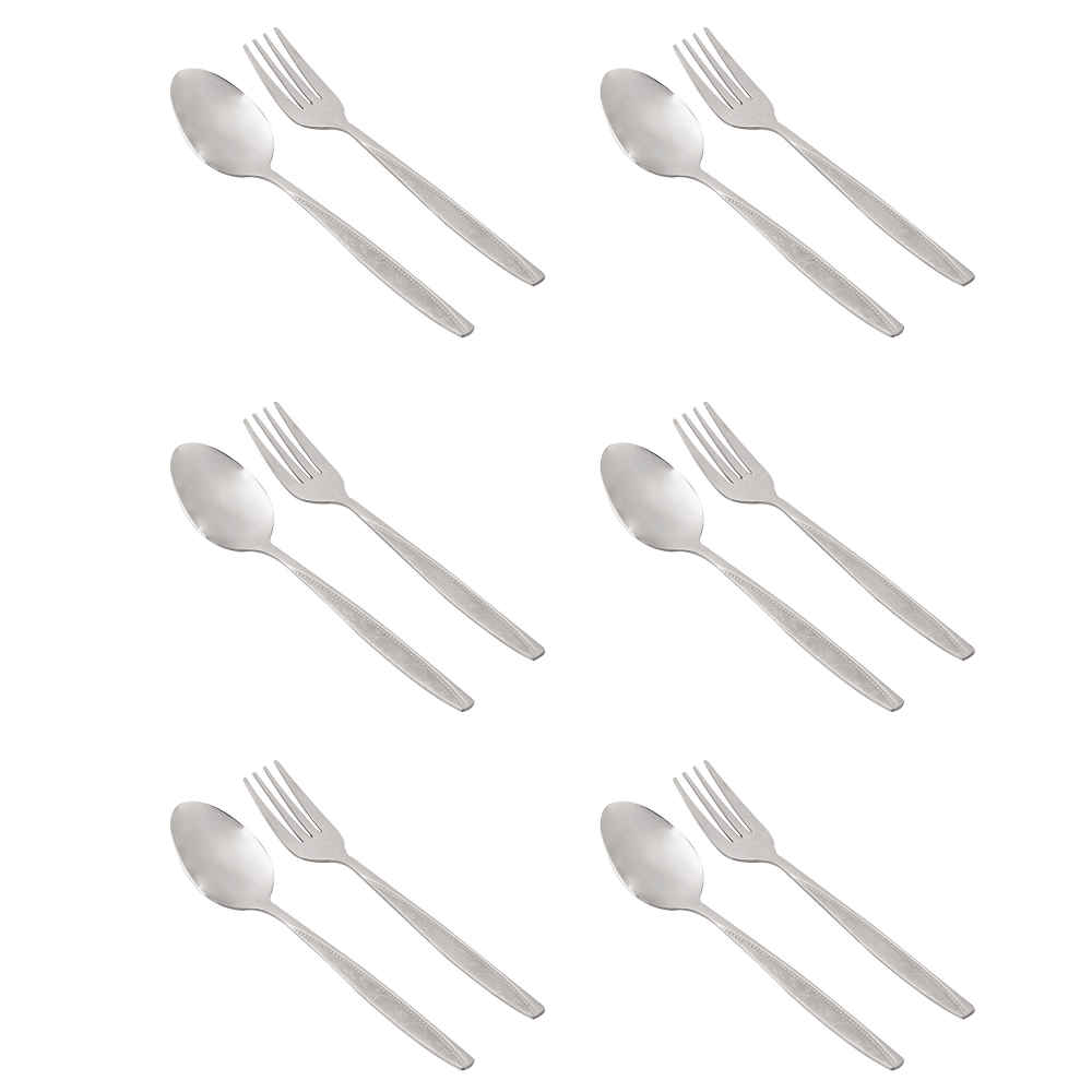 Bestekset Lepel en Vork – Set van 12 Model Nafas
