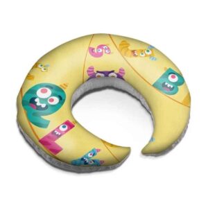Fluwelen Baby Voedingskussen Model Alfabet (x2)