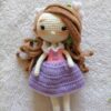 Amigurumi handgemaakte gehaakte pop Rapunzel