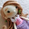 Amigurumi handgemaakte gehaakte pop Rapunzel