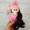 Amigurumi handgemaakte gehaakte pop set van 2 fantasiepoppen
