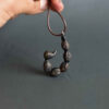 Houten Ketting Handgemaakt met Artistieke Stijl Schorpioenstaart