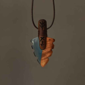 Gesneden Houten Hanger met Resin Handgemaakt Artistiek Neize