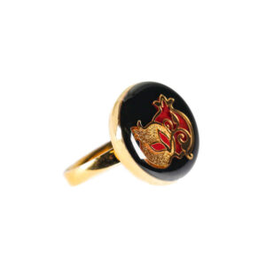 Zegelring Granaatappel Symbool – Model 2