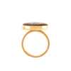 Stalen Zegelring Lapis – Kwaad Oog Symbool