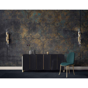 Grijs Abstracte Muurmuurschildering Model Classic voor Moderne Interieurs