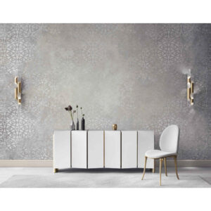 Grijs Abstracte Muurmuurschildering Model Roya voor Moderne Interieurs