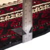 Handgeknoopt Perzisch Kashmar Mona Loper (Tribaal Geometrisch Medaillon) - Rode Wol